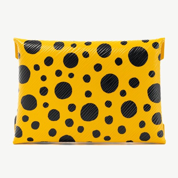 Louis Vuitton x Yayoi Kusama Kirigami Yellow Epi Dotted Pochette - Picture 4 of 10